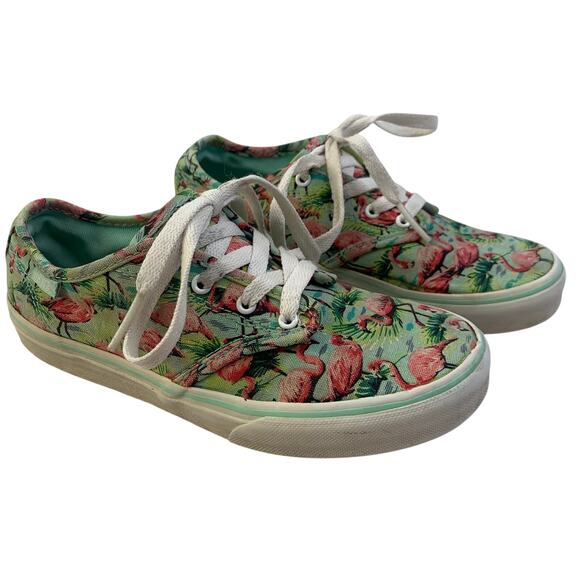 Vans Other - VANS UltraCush Pink Flamingo Tropical Missy 2.5 Kids Girls Sneakers (READ)